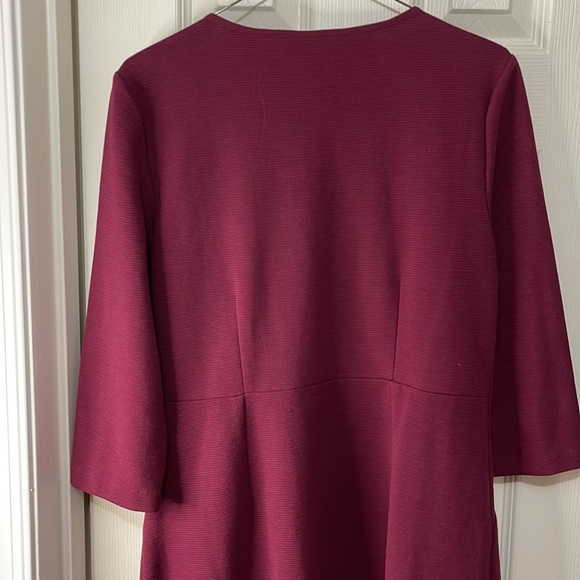 Boden Brontë Ottoman Burgundy Dress size 8 petite - Picture 4 of 5